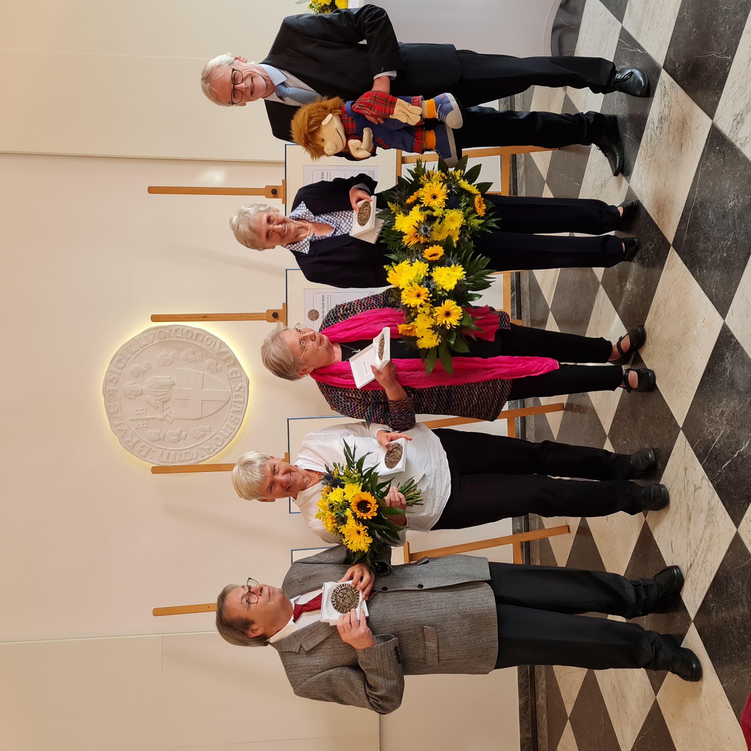 Verleihung Ehrenamtsplakette Monika Franke